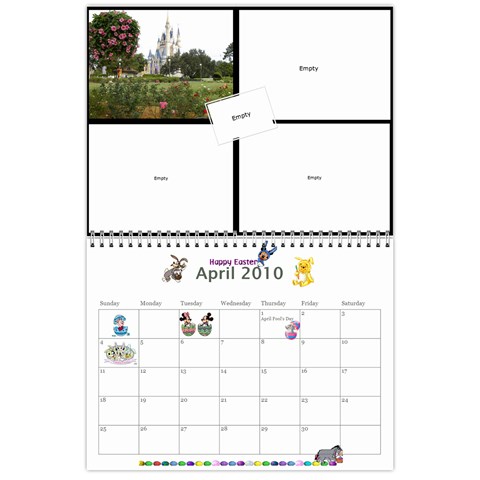 Calendar For Kristi By Anna Marie Apr 2010