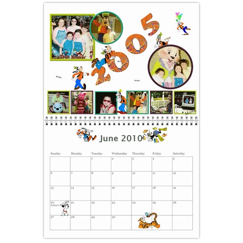 Calendar For Kristi By Anna Marie Jun 2010