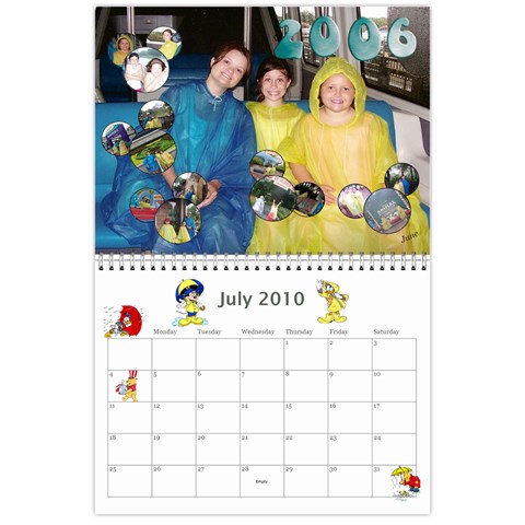 Calendar For Kristi By Anna Marie Jul 2010