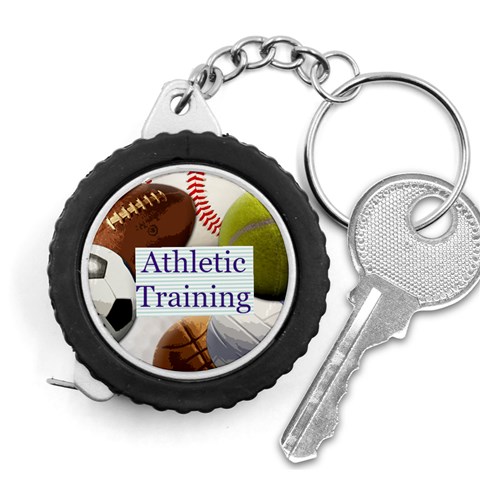 Sports Ball Tape Measure Key Chain 5 By Melissa Front