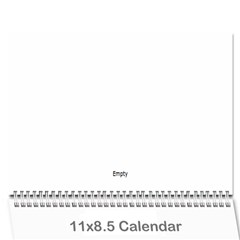 calendar - Wall Calendar 11  x 8.5  (12-Months)