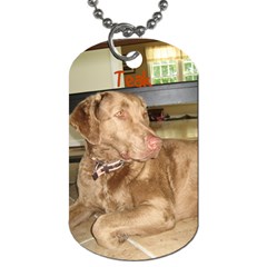 teak - Dog Tag (One Side)