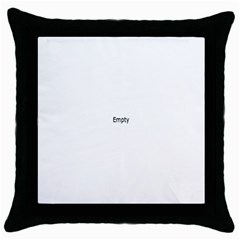 Pillow with Grandpa - Throw Pillow Case (Black)