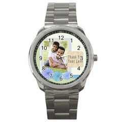 father gift - Sport Metal Watch