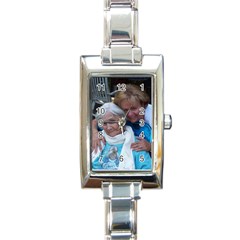 Designer watch - Rectangle Italian Charm Watch