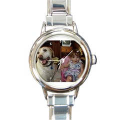 Watch for Mom - Round Italian Charm Watch