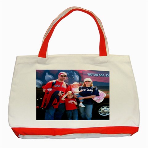 Our Red Family Tote Bag 2010 By Jen Front
