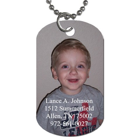 Lance s Dog Tag By Stephanie Front