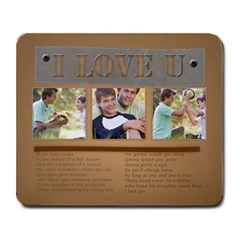 father - Large Mousepad