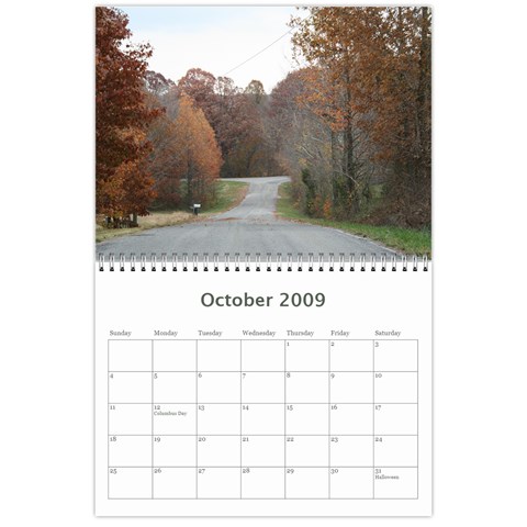 2009 Nature Calendar By Michele Sanders Oct 2009