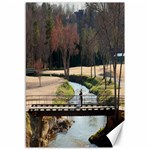 Bridge/Gazing on Grass Canvasas - Canvas 12  x 18 