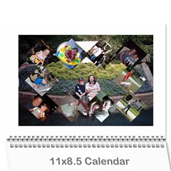 2009family - Wall Calendar 11  x 8.5  (12-Months)