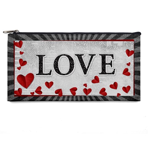 Love Pencil Case By Sherri Tierney Front