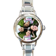 Round Italian Charm Watch 