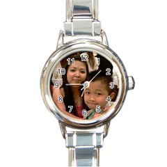 Round Italian Charm Watch