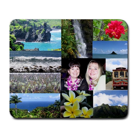 Hawaii With Amy By Carol Miller 9.25 x7.75  Mousepad - 1