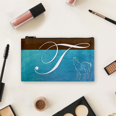 T s Cosmetic Bag By Deborah Mobley Front