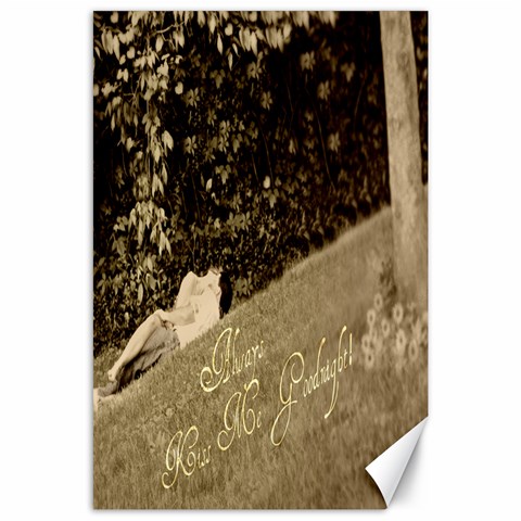 Kissmegoodnight By Shanna 23.35 x34.74  Canvas - 1