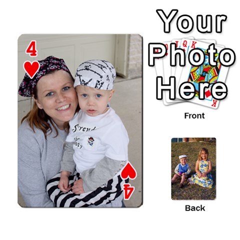 Deck Of Cards By Amy Losh Front - Heart4