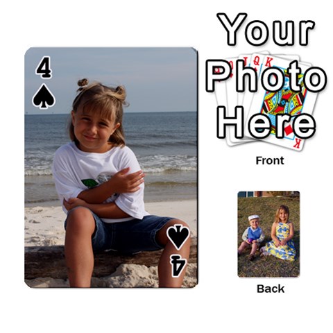 Deck Of Cards By Amy Losh Front - Spade4