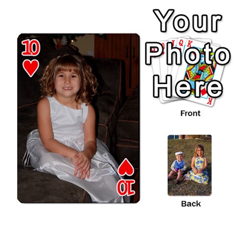 Deck Of Cards By Amy Losh Front - Heart10
