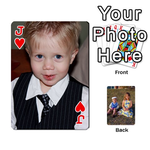 Jack Deck Of Cards By Amy Losh Front - HeartJ