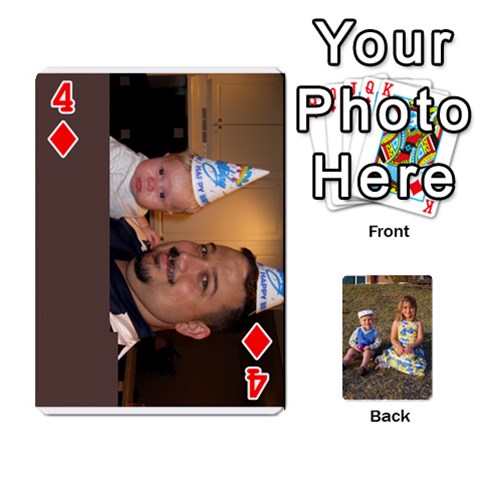 Deck Of Cards By Amy Losh Front - Diamond4