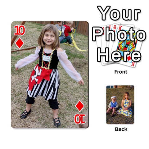 Deck Of Cards By Amy Losh Front - Diamond10