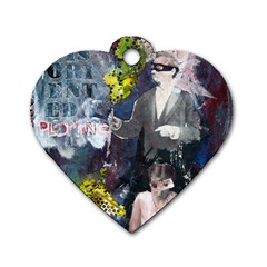 Dog Tag Heart (One Side)