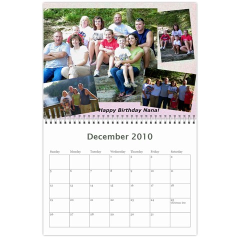 Calendar By Christy Dec 2010