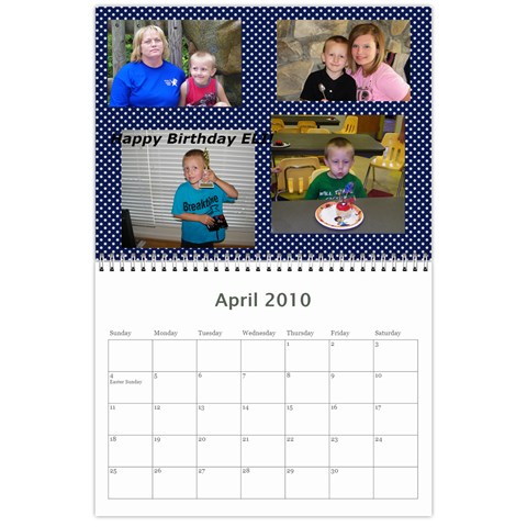 Calendar By Christy Apr 2010