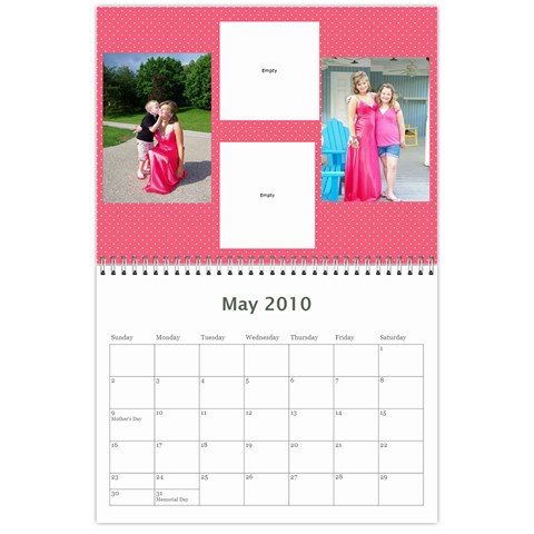 Calendar By Christy May 2010