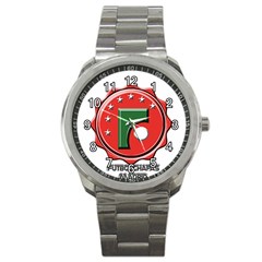 Reloj Futbolchapas Madrid. - Sport Metal Watch