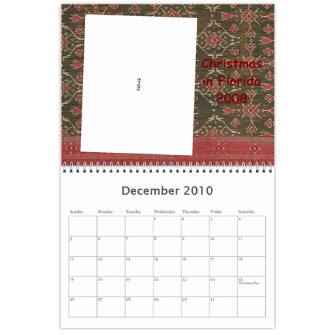 Calendar For Grandparents By Sharon Dec 2010