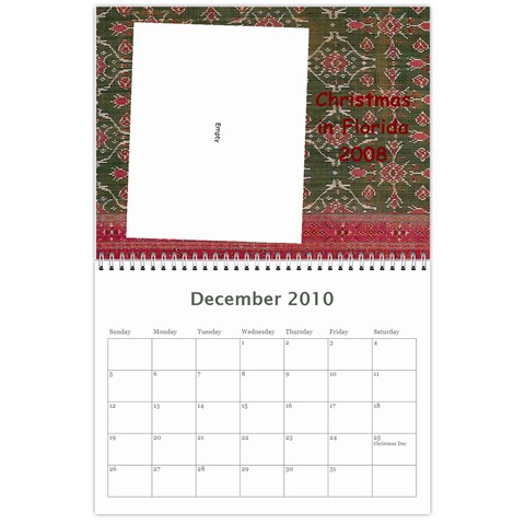 Calendar For Grandparents By Sharon Dec 2010
