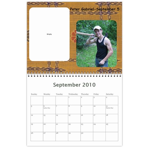 Calendar For Grandparents By Sharon Sep 2010