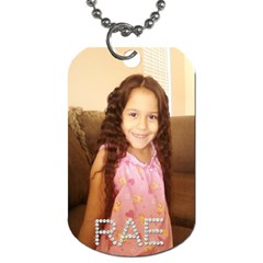 rae - Dog Tag (One Side)