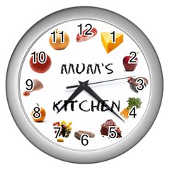 kitchen clock - Wall Clock (Silver)