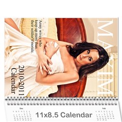 Pinup Calendar - Wall Calendar 11  x 8.5  (12-Months)