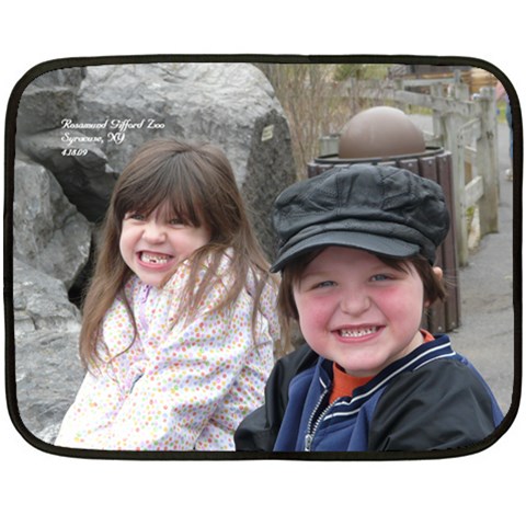 Mini Fleece Blanket  By Cate Sforza 35 x27  Blanket
