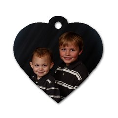 ev heart dog tag - Dog Tag Heart (Two Sides)