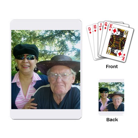 Playing Cards By Evelyn Snedden Back