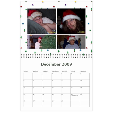 Calendar 2009 By Judy Dec 2009