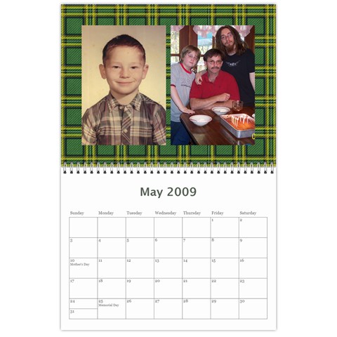 Calendar 2009 By Judy May 2009