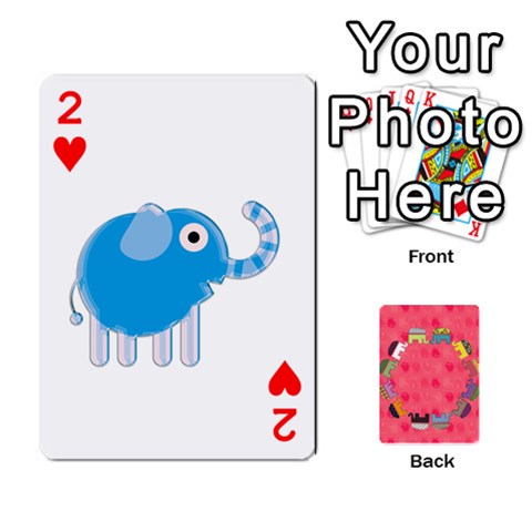 Elephant Cards By Jyothi Front - Heart2