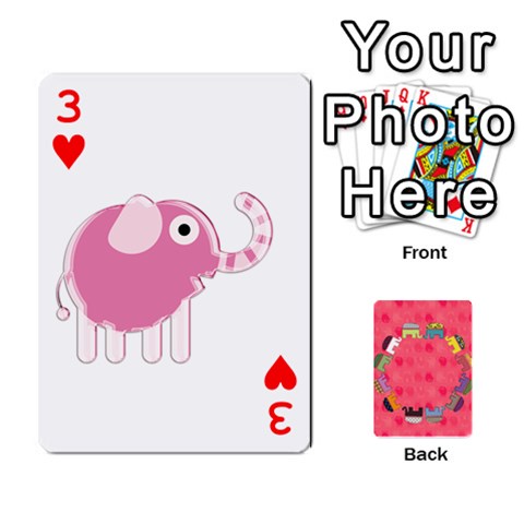 Elephant Cards By Jyothi Front - Heart3