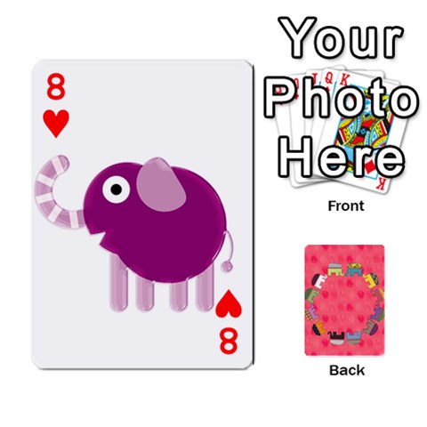 Elephant Cards By Jyothi Front - Heart8