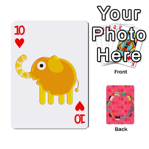 Elephant Cards By Jyothi Front - Heart10