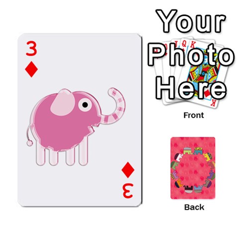 Elephant Cards By Jyothi Front - Diamond3