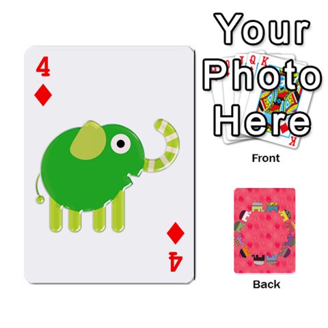 Elephant Cards By Jyothi Front - Diamond4